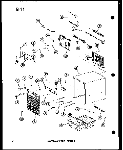 Dehumidifier Parts Diagram and Parts List for DH26-H P54341-10R Amana Dehumidifier