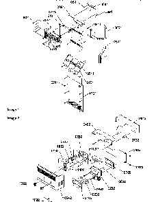 Ice Maker/control Assemblies Diagram and Parts List for SBI20TPSW-P1190712WW  Amana Refrigerator