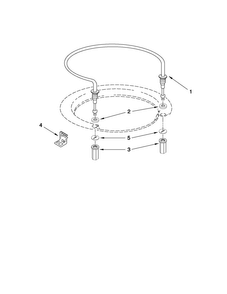 Heater Parts Diagram and Parts List for MDB6769AWQ2  Maytag Dishwasher