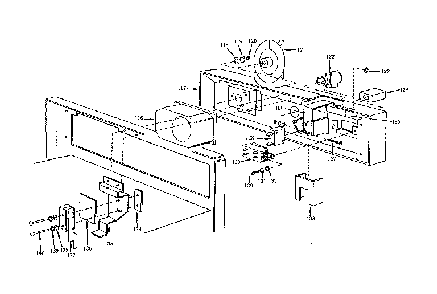 Control Assembly Diagram and Parts List for 5629917000  Kenmore Microwave