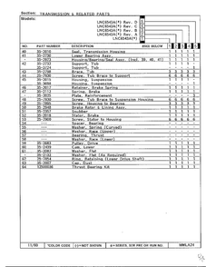 Transmission And Related Parts Page 3 Diagram and Parts List for 6543A  Norge Washer