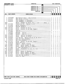 Gas Dryer Gas Carrying Assembly Page 2 Diagram and Parts List for 8375A REV D Norge Dryer