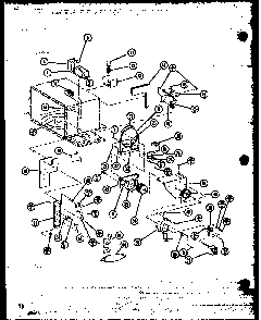 Blower Diagram and Parts List for RMC-20C-ET6 P76635-2M Amana Microwave