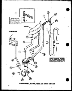 Section 26 Diagram and Parts List for TAA200 P75751-8W Amana Washer