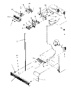 Refrigerator/freezer Controls And Cabinet Parts Diagram and Parts List for SBD20S4L-P1190001WL  Amana Refrigerator