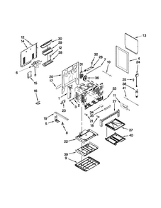 Chassis Parts Diagram and Parts List for JGS9900BDS16  Jenn-Air Range