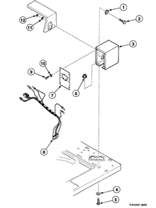 Part Location Diagram of 39481W Maytag Timer plate