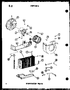 Section 6 Diagram and Parts List for ES6P-2SPMP P54972-35R Amana Air Conditioner