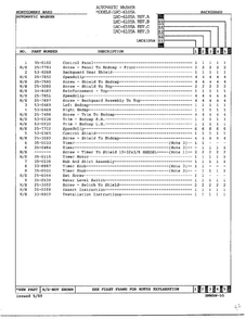 Automatic Washer Page 2 Diagram and Parts List for 6105A REV D Norge Washer