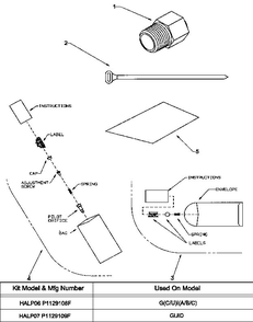 Part Location Diagram of 10716009 Whirlpool Orifice