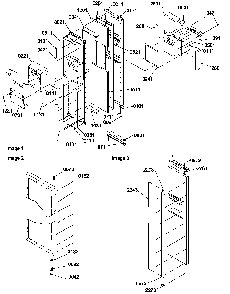 Freezer Door Diagram and Parts List for SRD520TW-P1308801WW  Amana Refrigerator