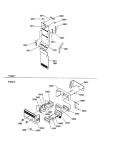Ice Maker/control Assembly Diagram and Parts List for SX23VE-P1315401WE  Amana Refrigerator