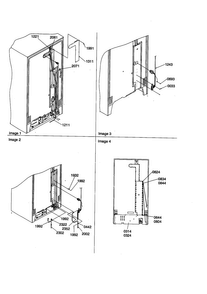 Cabinet Back Diagram and Parts List for SBD21VE-P1315502WE  Amana Refrigerator