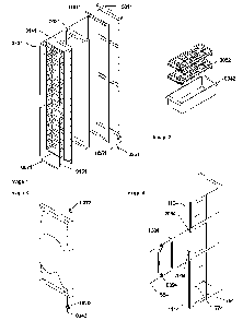 Freezer Door And Accessories Diagram and Parts List for SG521SBW-P1197002WW  Amana Refrigerator