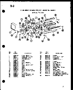 Section 3 Diagram and Parts List for TC18F-A-P75288-19WA  Amana Refrigerator