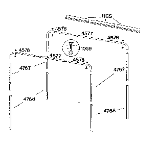 Part Location Diagram of 4577 GE Cntr section