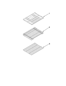 Rack Parts Diagram and Parts List for MGR6775BDQ17  Maytag Range