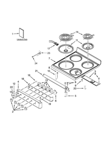 Part Location Diagram of W10240782 Whirlpool PANL-MNFLD