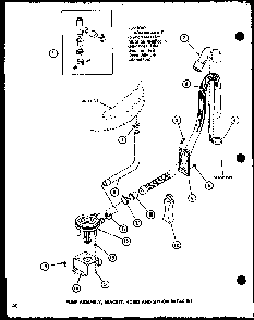 Section 15 Diagram and Parts List for LW1201 P1110510W W Amana Washer