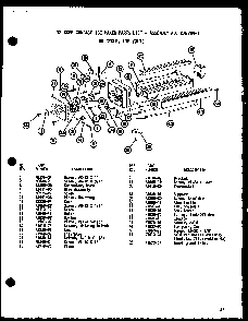 12 Cube Compact Ice Maker Diagram and Parts List for SLDI25F-P7642103W  Amana Refrigerator