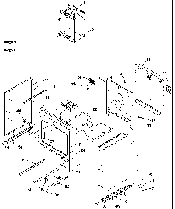 Cabinet Diagram and Parts List for ZRTC8500E-P1143617NE  Amana Range