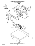 Part Location Diagram of W10233253 Whirlpool USER INSTRUCTION