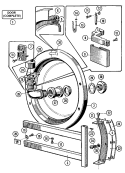 Part Location Diagram of 23001613 Whirlpool HANDLE- DO