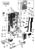 DOOR LOCK ASSEMBLY Diagram and Parts List for MFS50PNAVS  Maytag Washer