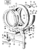 DOOR Diagram and Parts List for MFS75PNAVS  Maytag Washer