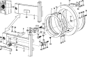 Part Location Diagram of 23002678 Whirlpool BRACKET