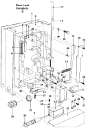 DOOR LOCK ASSEMBLY Diagram and Parts List for MFX50NNATS  Maytag Washer