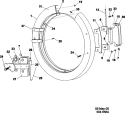 DOOR Diagram and Parts List for MFR80PNCTS  Maytag Washer