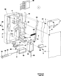 DOOR LOCK Diagram and Parts List for MFS25PNFTS  Maytag Washer