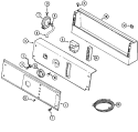 CONTROL PANEL Diagram and Parts List for MAT10CSEGW  Maytag Washer