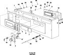 CONTROL PANEL Diagram and Parts List for MFS25PNFTS  Maytag Washer