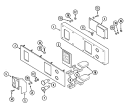 CONTROL PANEL (PC) (SERIES 10) Diagram and Parts List for MFR18PCAAS  Maytag Washer
