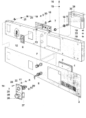 MKII - LC CONTROL PANEL Diagram and Parts List for MFR80PCAVS  Maytag Washer