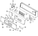 CONTROL PANEL Diagram and Parts List for MAT13PNAEW  Maytag Washer