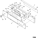CONTROL PANEL (PN) Diagram and Parts List for MFR80PNCTS  Maytag Washer