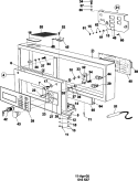 CONTROL PANEL Diagram and Parts List for MFS80PNFVS  Maytag Washer