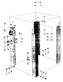 CABINET Diagram and Parts List for MFS100PAVS  Maytag Washer