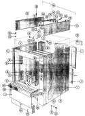 CABINET Diagram and Parts List for MFS50PNAVS  Maytag Washer