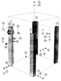 CABINET Diagram and Parts List for MFS75PNAVS  Maytag Washer
