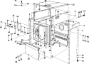 CABINET Diagram and Parts List for MFS80PNDVS  Maytag Washer