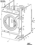 CABINET (PN) Diagram and Parts List for MFR40PNCTS  Maytag Washer