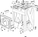 CABINET Diagram and Parts List for MFS35PNFTS  Maytag Washer