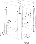 CABINET Diagram and Parts List for MFS80PNFVS  Maytag Washer