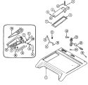 TOP Diagram and Parts List for MAH20PDA3W  Maytag Washer
