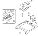 TOP Diagram and Parts List for MAH21PDD3W  Maytag Washer