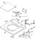 TOP Diagram and Parts List for MAT10DAAAL  Maytag Washer